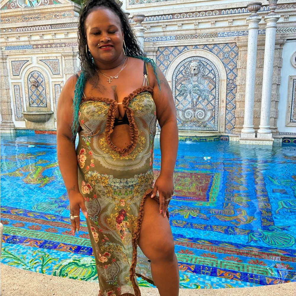 Floral Sheer dress